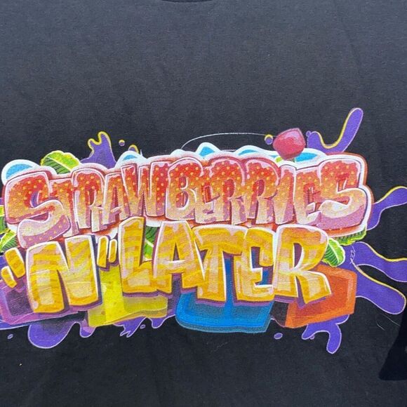Jungle Boys Men's Multicolor Strawberries N Later Short Sleeve T-Shirt Size XXL - Picture 5 of 8